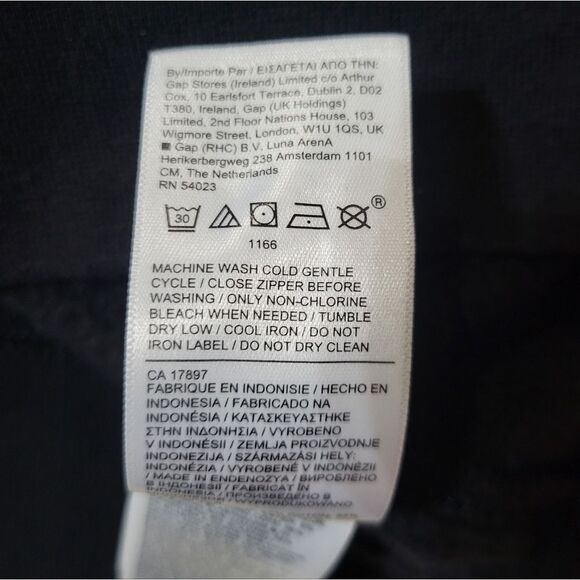 Athleta Girls Black Retroactive Half-Zip Pullover Sweatshirt Top - Picture 14 of 16